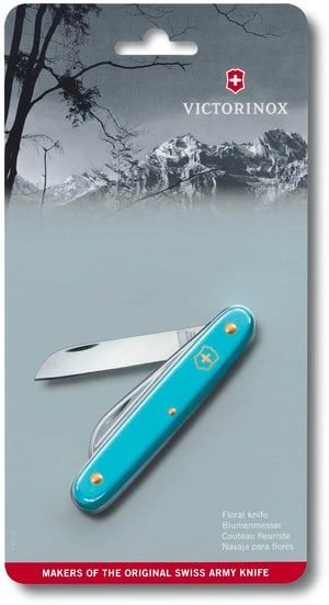 Couteau à fleurs 55mm bleu clair