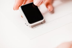 Watch Uhrenband Adapter silver 44mm