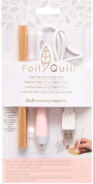 Keepers craft set Foil Quill pizzo fine a mano libera