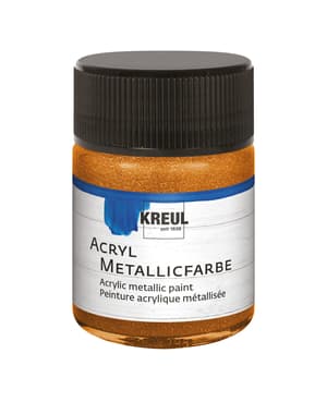 KREUL Acryl Metallicfarbe Goldbronze 50 ml