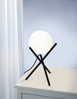 Lampada da tavolo Nera/Bianca 'CASTELLATO'