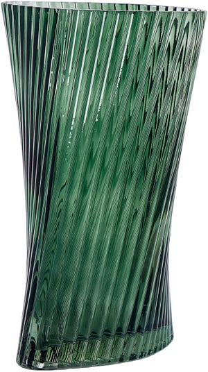 Blumenvase Glas dunkelgrün 26 cm MARPISSA