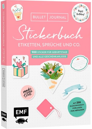 Stickerbuch Etiketten 900 Stück