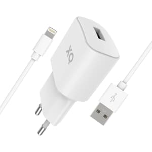 Travel Charger 2.4A Single USB EU - Lightning white