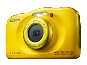 Coolpix S33 Kompaktkamera gelb