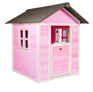 Kinderspielhaus Lodge, pink/weiss
