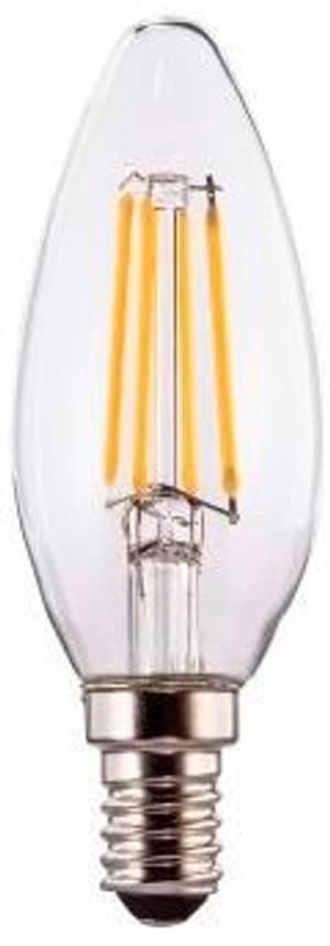 LED-Filament, E14, 470lm ersetzt 40W, Kerzenlampe, Warmweiß, klar, dimmbar