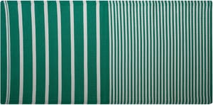 Tapis extérieur à rayures vertes 90 x 180 cm HALDIA