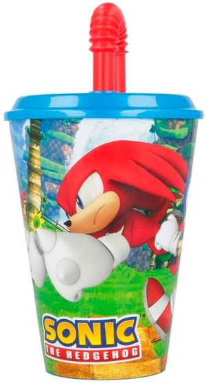 Tazza Sonic con coperchio e cannuccia, 430 ml