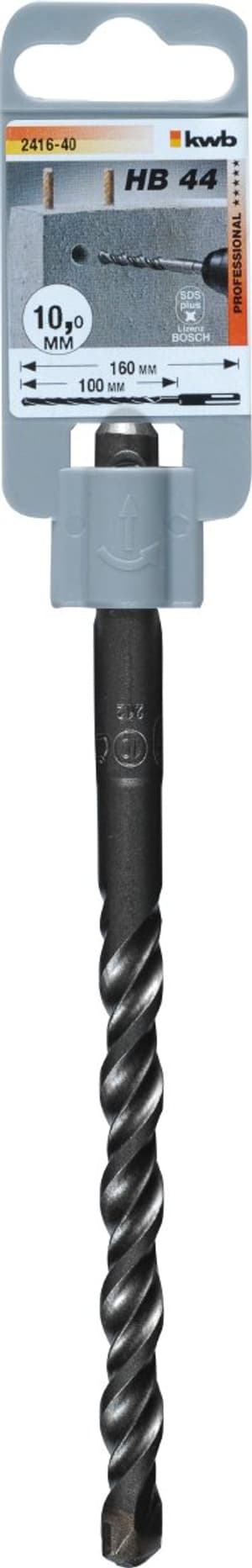 HB 44 SDS plus Hammerbohrer, 160/100 mm, ø 10 mm