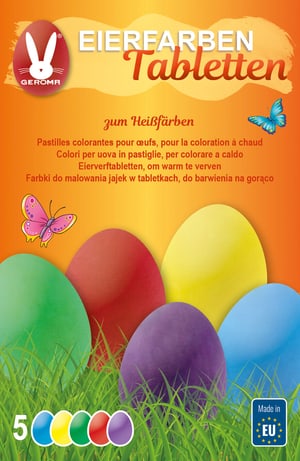 Colori per uova di Pasqua per colorare a caldo