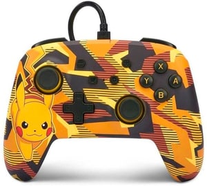 Enhanced Wired Controller Camo Storm Pikachu