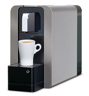 Compact Automatic Macchina da caffè in capsule titan silver