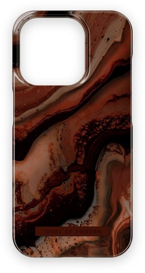 Back Cover Dark Amber Marble iPhone 15 Pro