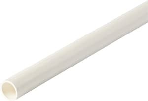 Rundrohr 1.5 x 15.5 mm PVC weiss 1 m