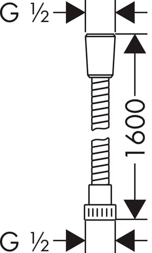 Metaflex Flessibile doccia 160 cm