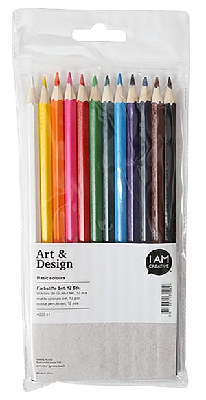 Crayon de couleur, 12 pcs.