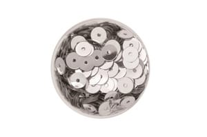 Paillettes argent 6mm 7g