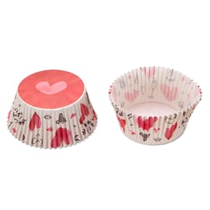 Papier-Backförmchen Sweet Love