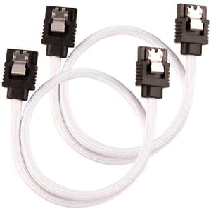 Câble SATA3 premium set blanc 30 cm