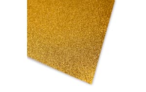Cartoncino glitterato A4, 300 g/m², 10 fogli, oro