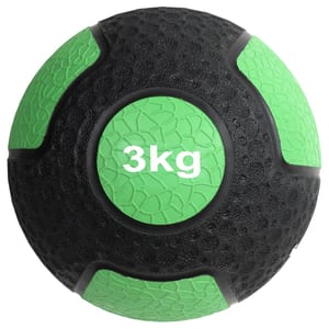 Gewichtsball Medecine Ball aus strapazierfähigem Gummi | 3 KG