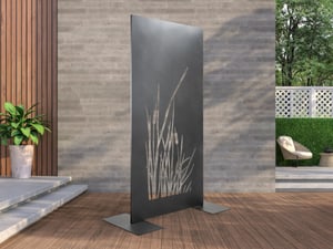 Paravent «Typha», 200 x 100 cm, anthracite