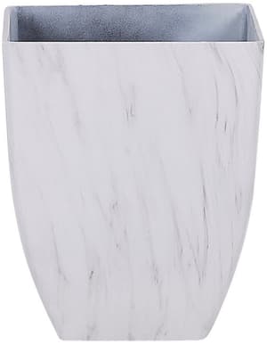 Pot de fleurs effet marbre blanc 35 x 35 x 42 cm MIRO