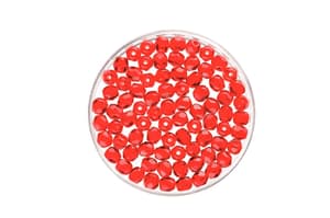 Perles en verre taillé 4mm 100pcs rubis
