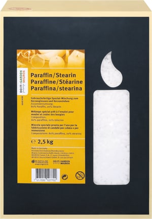 Paraffine/Stearine 2.5 Kg