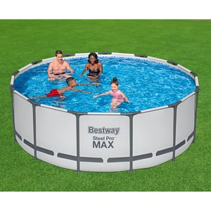 Set piscina fuori terra Steel Pro MAX 3,96 m x 1,22 m, rotonda