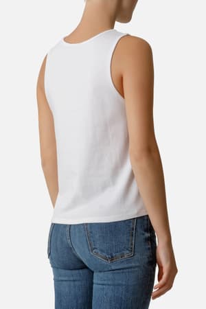 Basic Tank Top With Front Logo