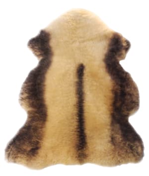 Pelle d'agnello "borrego" marrone 90 x 55 cm