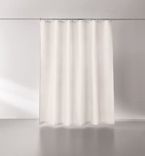 Rideau de douche Griglia 180 x 200 cm, Laine blanc