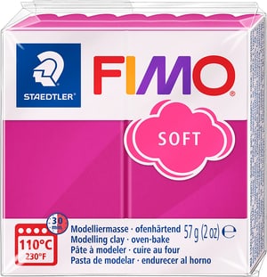 Soft Fimo Soft  Block Himbeere