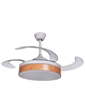 Ventilatore da soffitto con luce bianco FREMONT