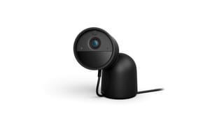 Secure kabelgebundene Kamera mit Standfuss Schwarz