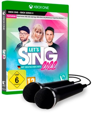 XSX - Let`s Sing 2022 mit deutschen Hits + 2 Mics (D)