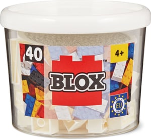 BLOX BOX 40 WHITE 8PIN BRICKS