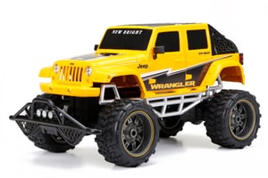 RC Jeep, jaune