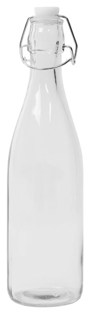 Bottiglia di vetro, 6.8 cm x 27.5 cm