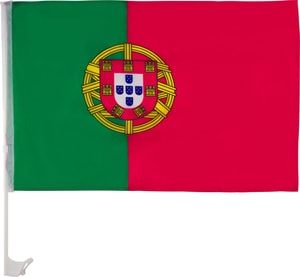 Drapeau de voiture Portugal