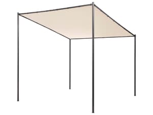 Pergola Stahl beige 282 x 294 cm VIMINO