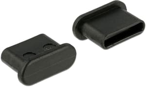 Blindstecker/Staubschutz USB-C 10 Stück Schwarz