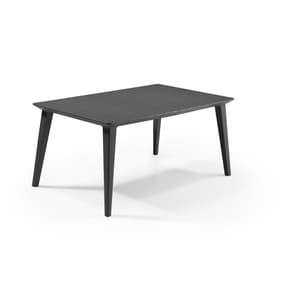 Lima table, graphite 157 x 98 x 74 cm