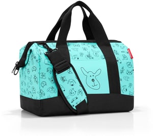 Reisetasche Allrounder M Kids Cats and Dogs Mint