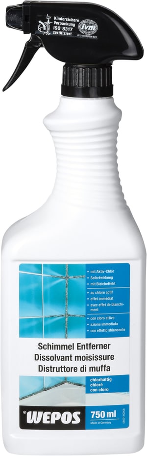 Detergente antimuffa con cloro