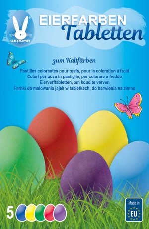Colori per uova di Pasqua
