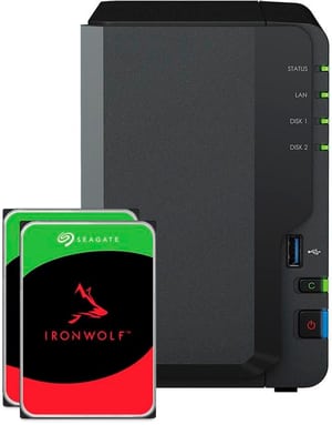 DS223, 2-bay Seagate Ironwolf 12 TB