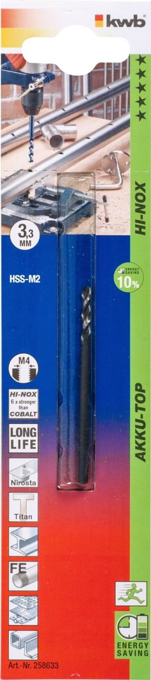 Hi-Nox HSS M2, ø 3.3 mm